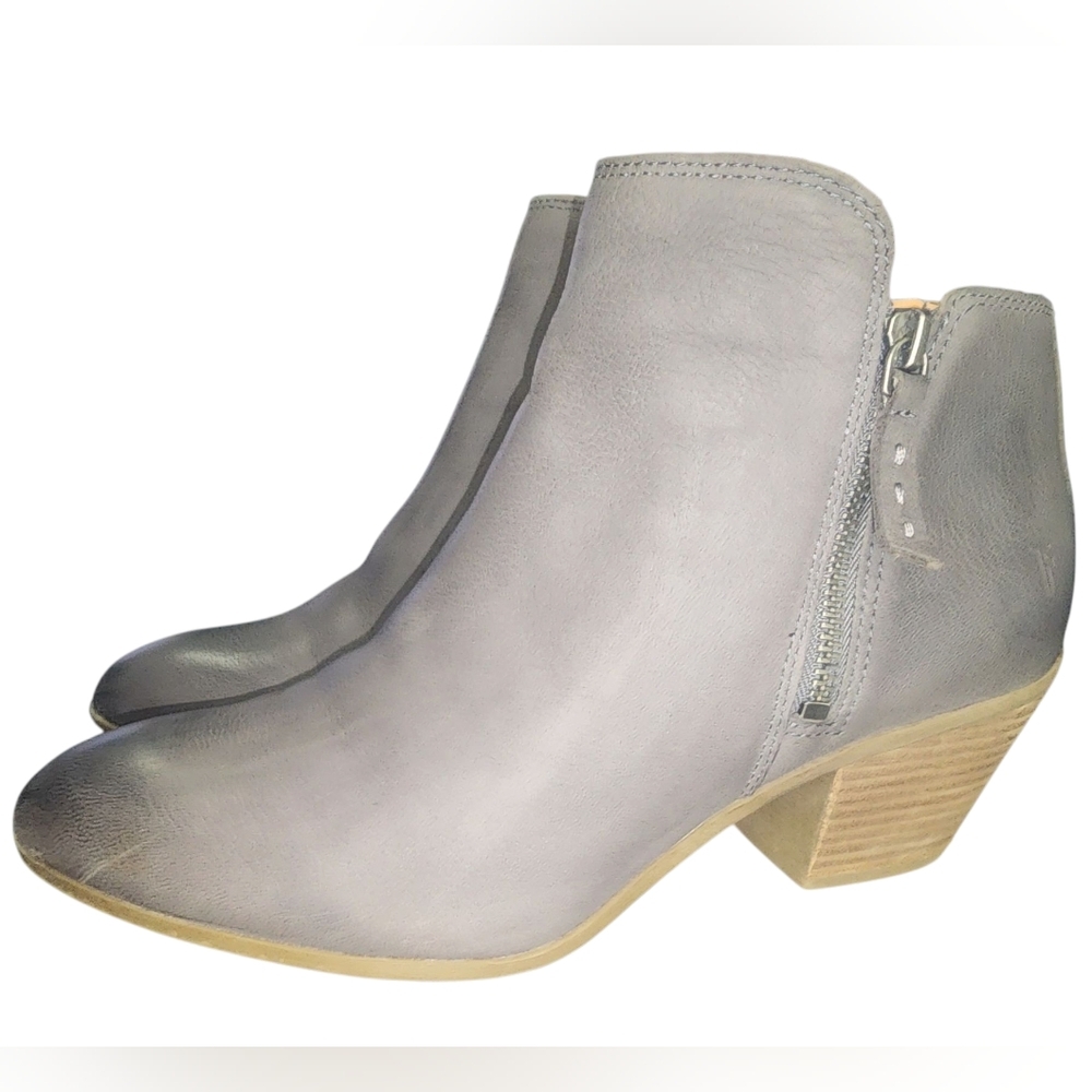 Frye Ankle Boots Judith Double Zip, Gray, Womens 9M​ - Picture 2 of 9